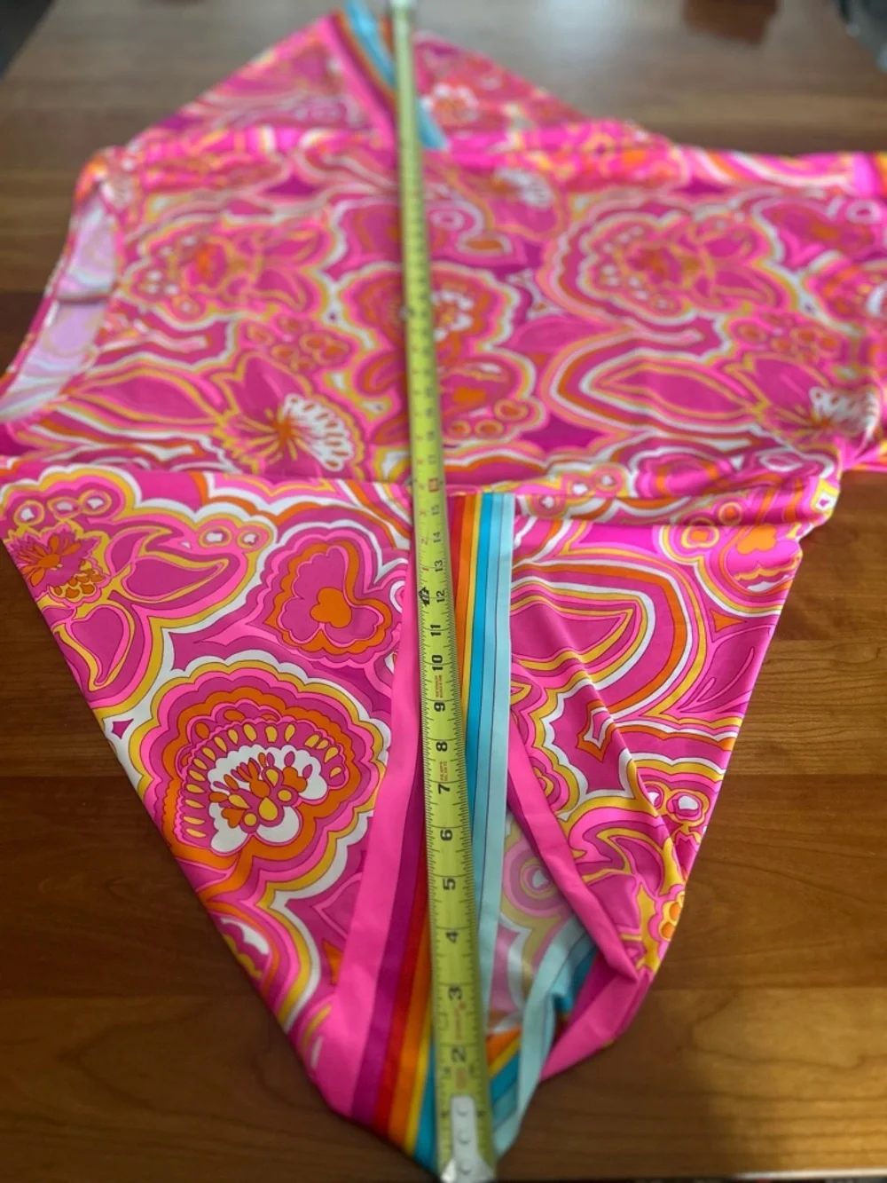 Trina Turk 25th Anniversary Morning Sunrise Swim Cover Tunic Kafta psychedelic - Picture 12 of 15